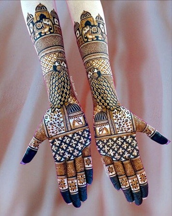 Most Creative Floral Mehndi Design